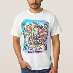 Camiseta Robô de dinossauro Scifi