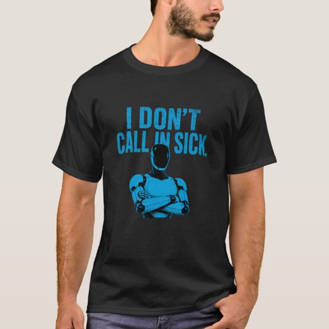 Camiseta Robô de IA Humanóide, tesla bot (Frente)