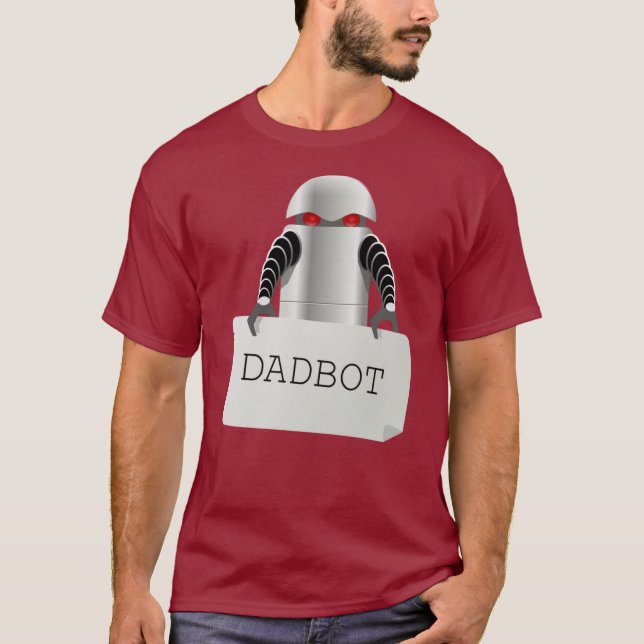 Camiseta Robô de inicialização do pai (Frente)