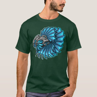 Camiseta robô de peixe betta