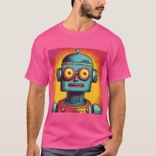 Camiseta Robô de pop Art