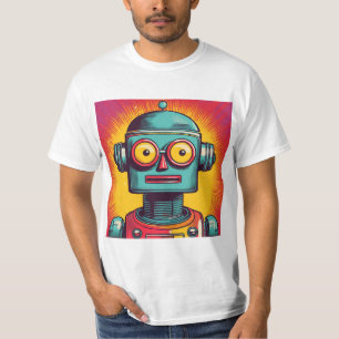 Camiseta Robô de pop Art