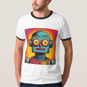 Camiseta Robô de pop Art