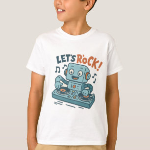 Camiseta Robô de Rock de vamos