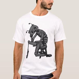 Camiseta Robô deprimido