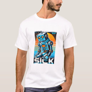Camiseta Robô Doente Retroativo
