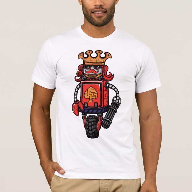 Camiseta Robô dos desenhos animados (Frente)