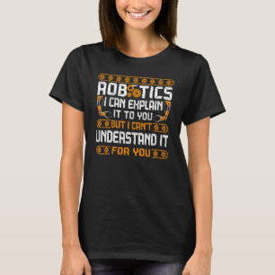 Camiseta Robô Engenheiro de Robótica Vintage Robótica Posso