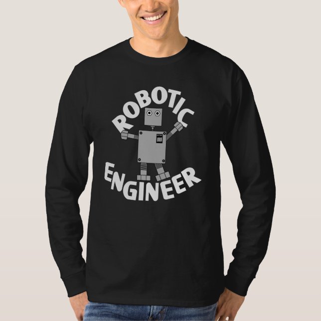 Camiseta Robô Engenheiro Robótico (Frente)