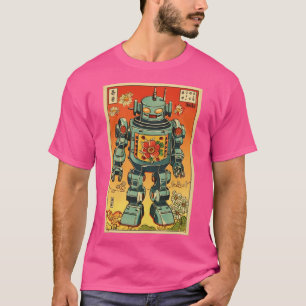 Camiseta Robô Flor