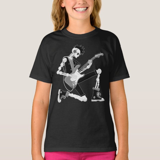 Camiseta Robô Guitarista (Frente)