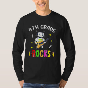 Camiseta Robô Guitarra De Quarto Grau Rocha De Volta Para C