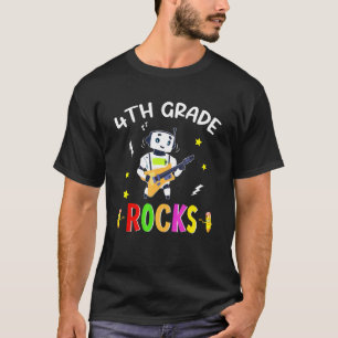 Camiseta Robô Guitarra De Quarto Grau Rocha De Volta Para C