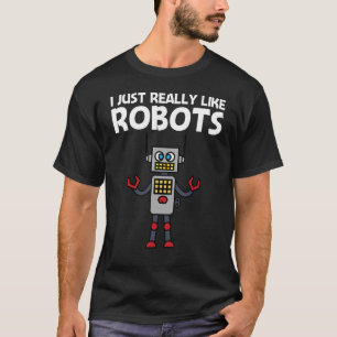 Camiseta Robô legal Para Mulheres Robôs Engenheiro