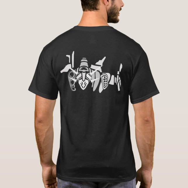 Camiseta Robô Mecha Ciclone (Verso)