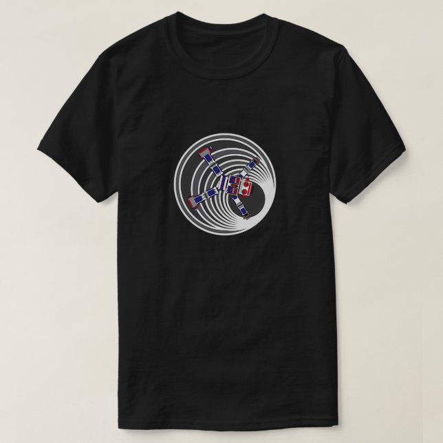 Camiseta Robô No Blackhole (Frente do Design)