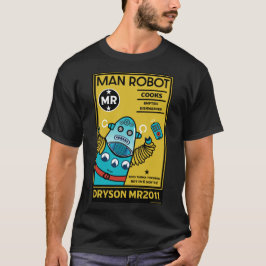 Camiseta Robô Oferece Presentes Para Homens E Mulheres No A