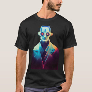 Camiseta Robô ou Homem num Novo Mundo Corajoso