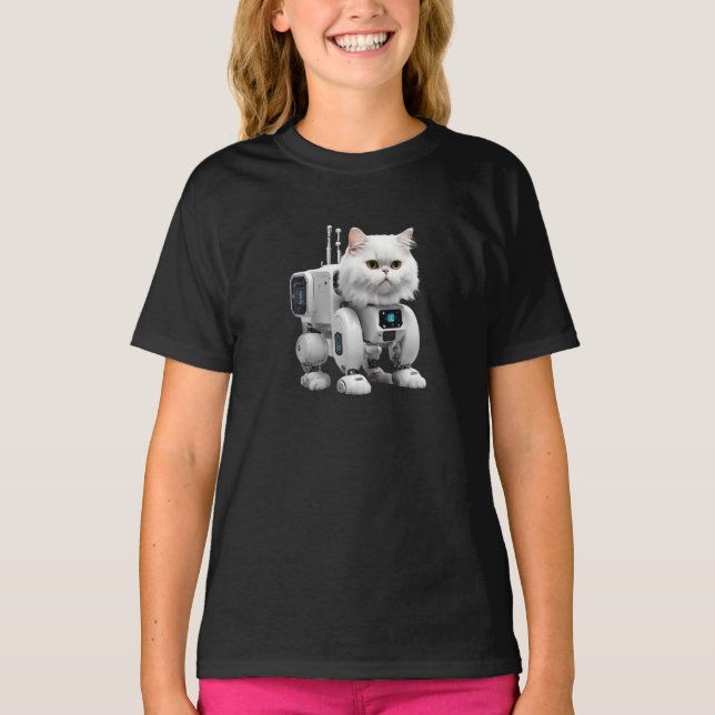 Camiseta Robô Persa Branco (Frente)