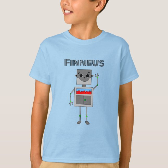 Camiseta Robô Personalizado Pensado (Frente)