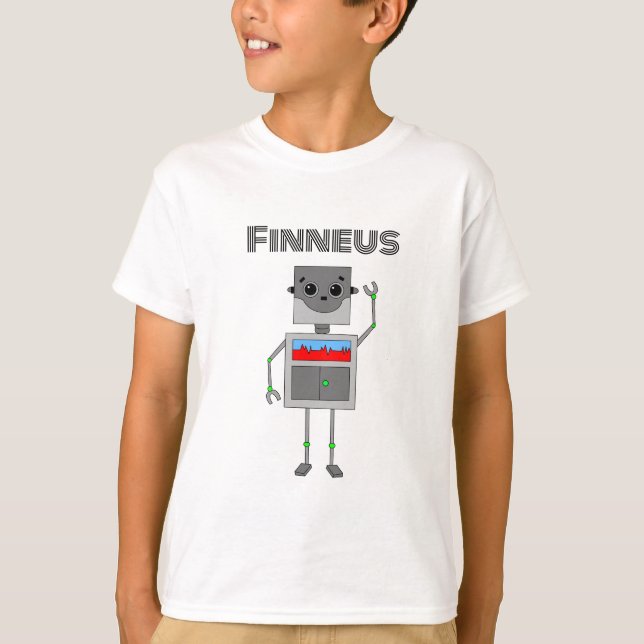 Camiseta Robô Personalizado Pensado (Frente)