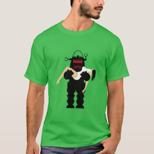 Camiseta Robô Retro dos Anos 1950