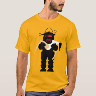 Camiseta Robô Retro dos Anos 1950