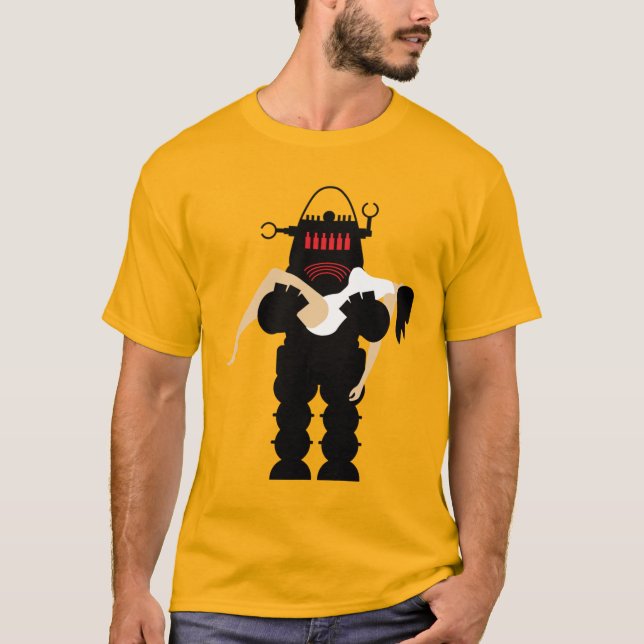 Camiseta Robô Retro dos Anos 1950 (Frente)
