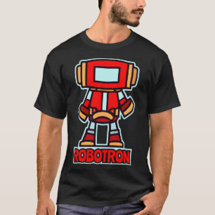 Camiseta Robô Robô Invasão Robôs para Crianças