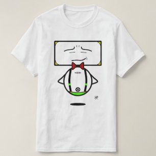 Camiseta Robô(s) legal(s) na moda com papel vermelho