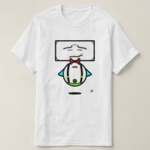 Camiseta Robô(s) legal(s) na moda com papel vermelho versão