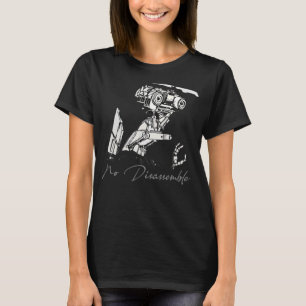 Camiseta Robô sem desmontar gráfico