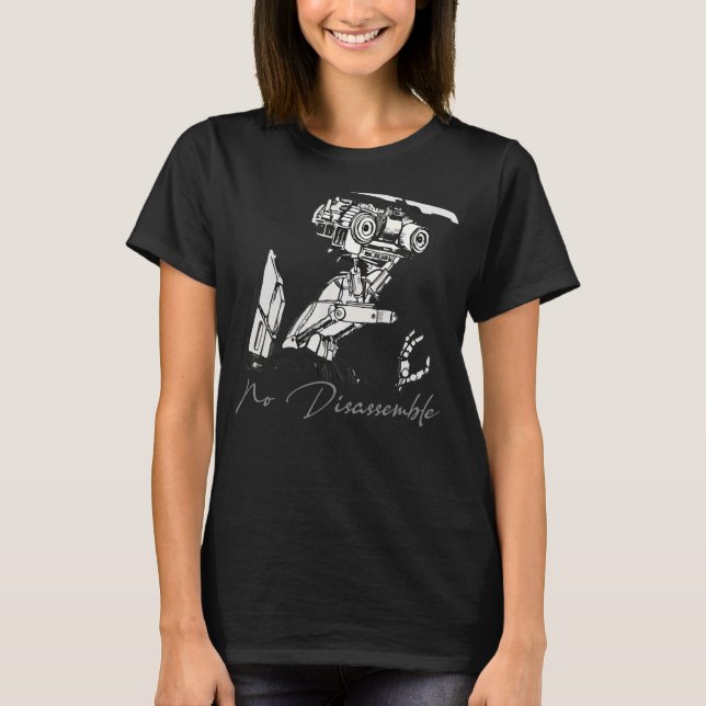 Camiseta Robô sem desmontar gráfico (Frente)