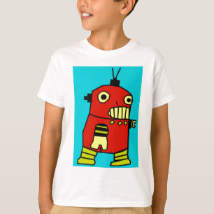 Camiseta Robô vermelho