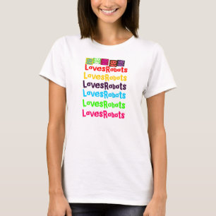 Camiseta robô viciado