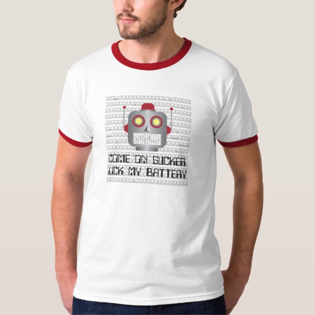 Camiseta Robô "vindo no otário " (Frente)