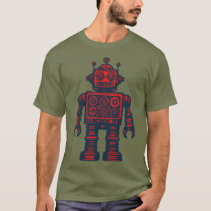 Camiseta Robô Vintage