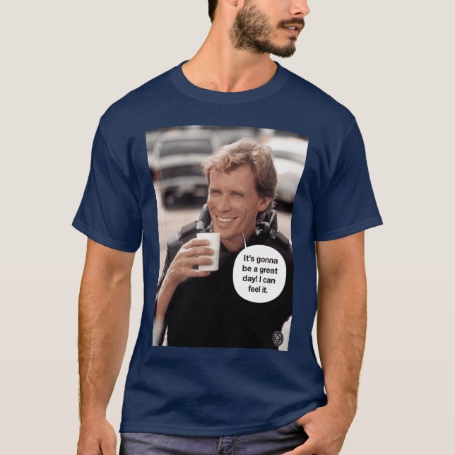 Camiseta Robocop engraçado retrô (Frente)