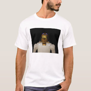 Camiseta Robonaut 2, um hel astronauta humanoide com destre