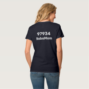 Camiseta RoboPanther RoboMãe Camisa-T-Pescoço feminino