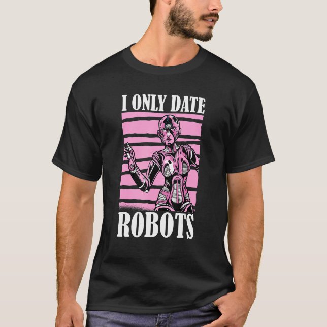 Camiseta Robôs Artificiais Inteligência Artificial Ai Robôs (Frente)