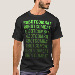 Camiseta Robôs de Combate Robô Gradiente Verde