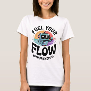 Camiseta Robôs de programação - Design de tendências futura
