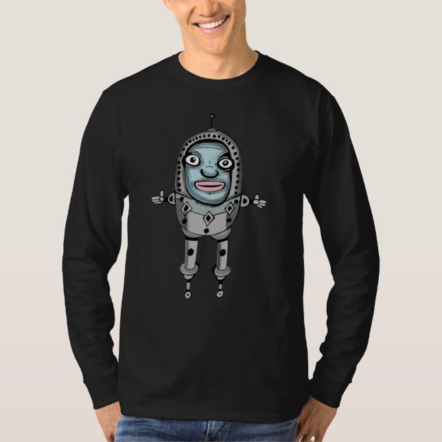 Camiseta Robôs esquadrados (Frente)