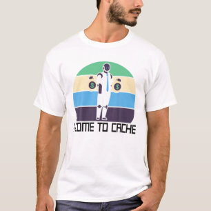 Camiseta Robôs - Eu Vim Para Cache - Engenheiro Mecânico