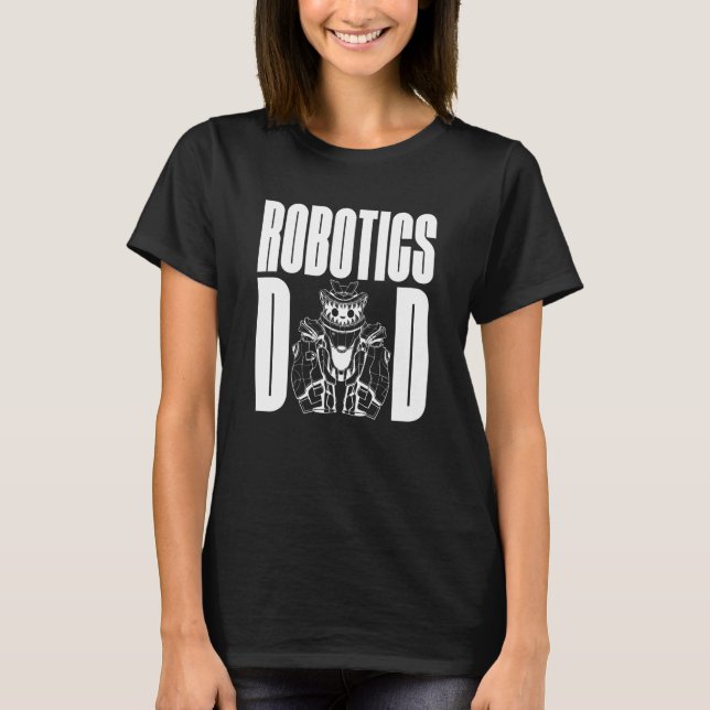 Camiseta Robôs Inteligência Artificial Ai Robótica Pai (Frente)