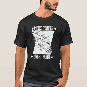 Camiseta Robôs Inteligência Artificial Robótica Ai