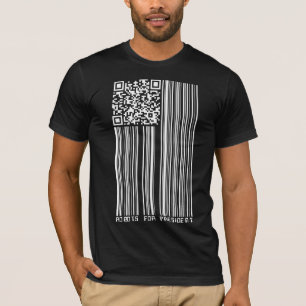 Camiseta Robôs para o presidente (2D + bandeira do código