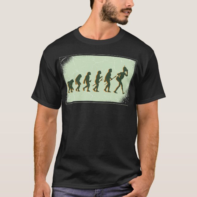 Camiseta Robôs Robôs da Tecnologia da Ciência na Evolução R (Frente)