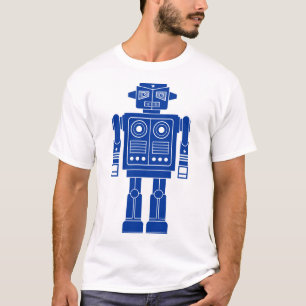 Camiseta Robot 270620/010 - Marinho Blue and White T-Shirt